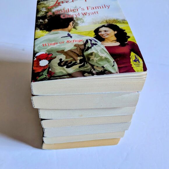 Inspirational Romance Set of 7 Small Paperback Steeple Hill VTG Love Inspired - Picture 7 of 9